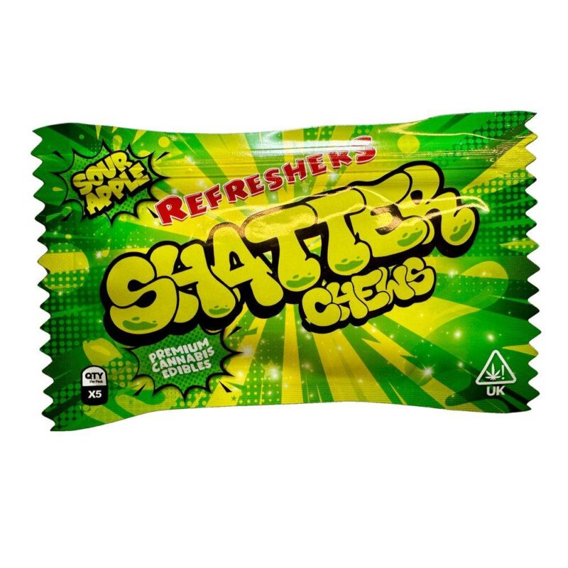 MadBudz Shatter Chews Refreshers Sour Apple