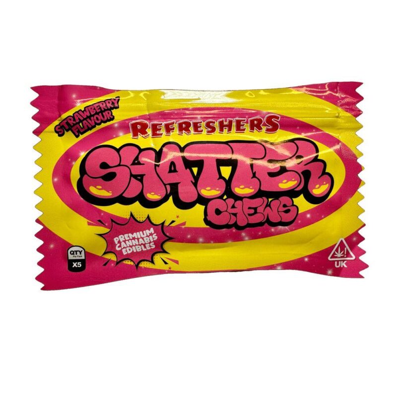 MadBudz Shatter Chews Refreshers Strawberry